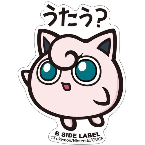 B-SIDE LABEL x POKEMON: STICKER - JIGGLYPUFF