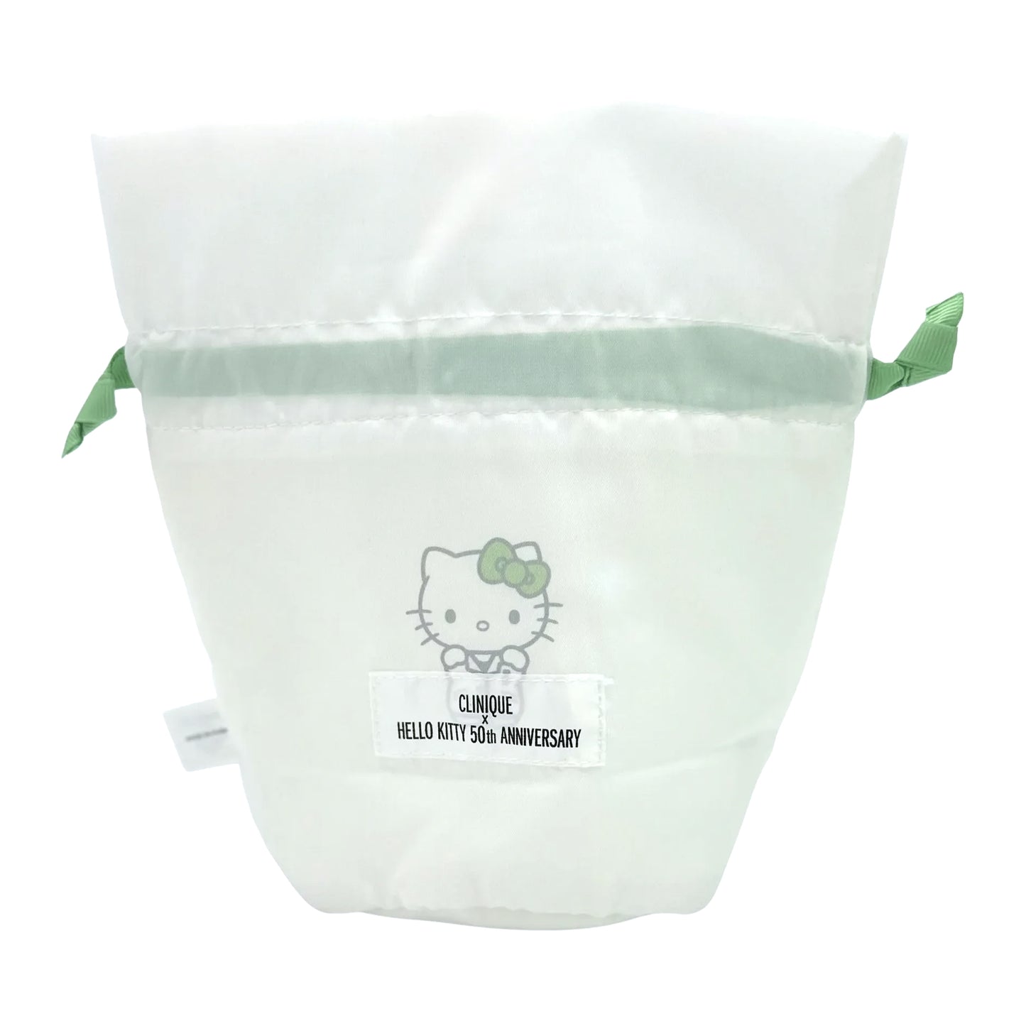 CLINIQUE X HELLO KITTY PULL STRING BAG