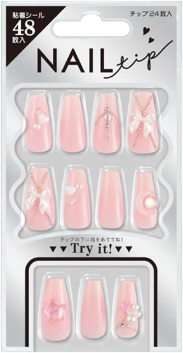CRUX: NAIL TIPS - PINK RIBBONS