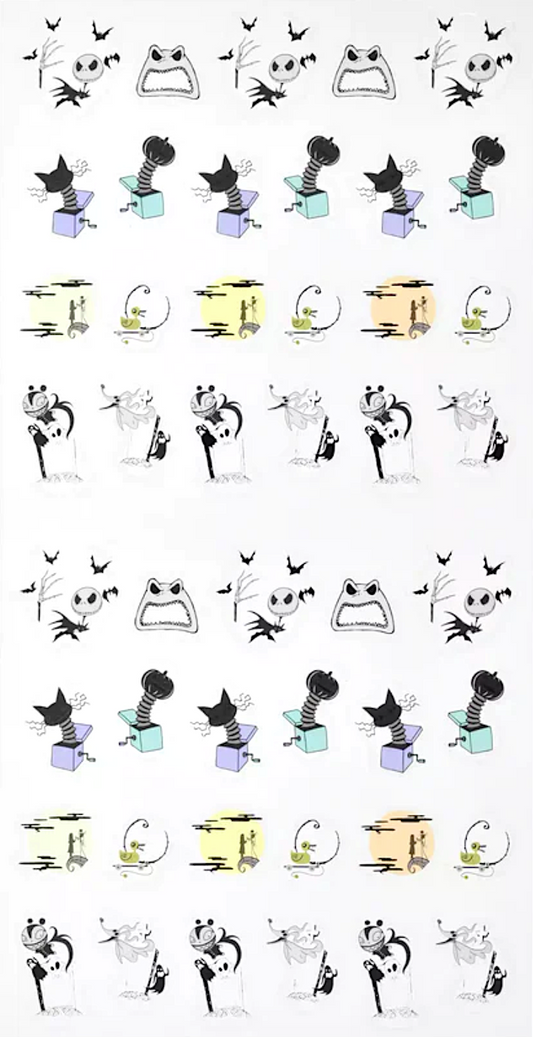 DISNEY STORE JAPAN: DIARY STICKERS- NIGHTMARE BEFORE CHRISTMAS