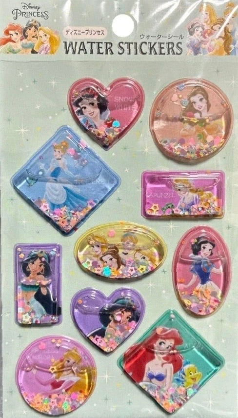DISNEY: WATER STICKERS - PRINCESS