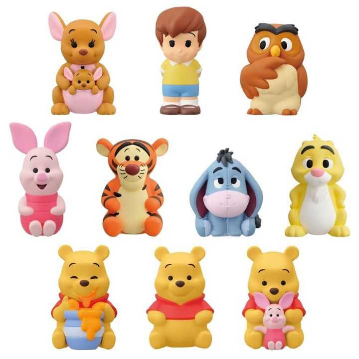 ENSKY: SOFT VINYL PUPPET MASCOT - DISNEY - WINNIE THE POOH (BLIND BAG)