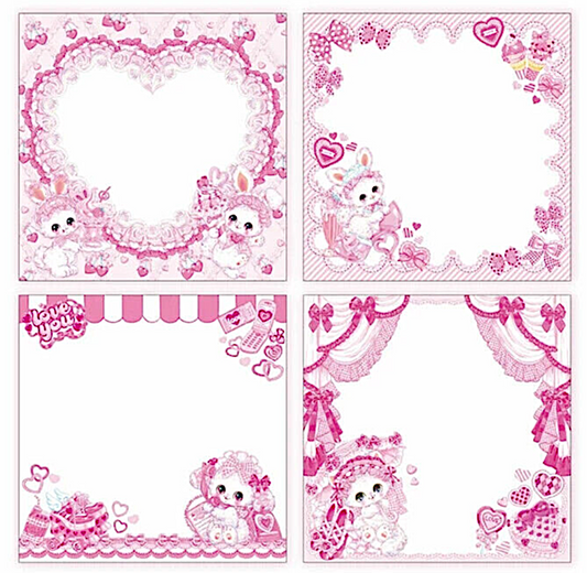 FUMIKA-AMENOMORI-MEMO-PAD-PINK-PUPPY