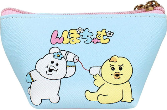 KAWAISOUNI-NPOCHAMU-MINI-ZIP-POUCH-BLUE