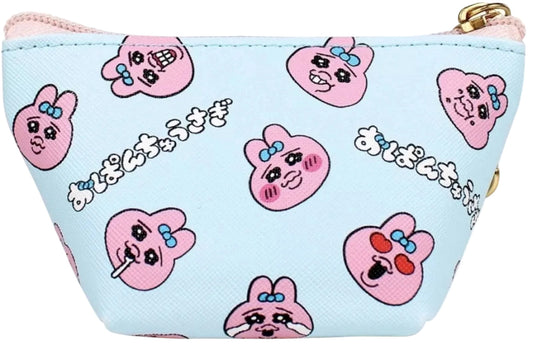 KAWAISOUNI-RABBIT-MINI-ZIP-POUCH-BLUE