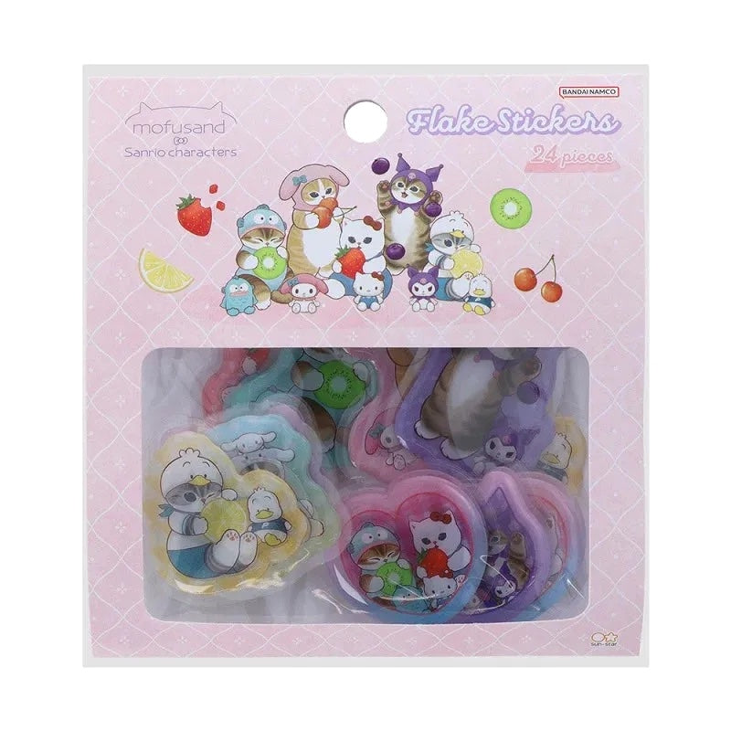 MOFUSAND X SANRIO: FLAKE STICKERS (PINK)