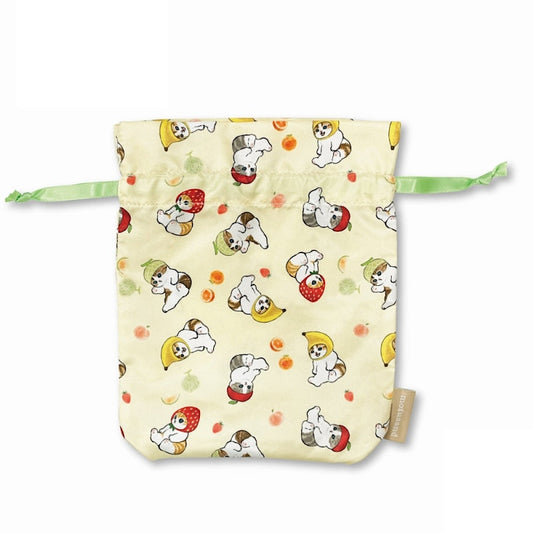 MOFUSAND: SATIN DRAWSTRING BAG - FURUTSU