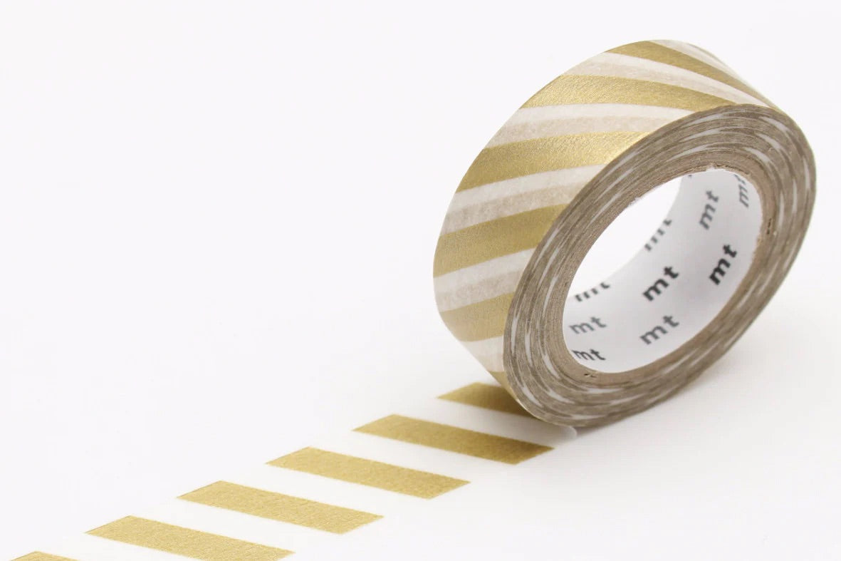 MT: WASHI TAPE - EX (GOLD STRIPES)