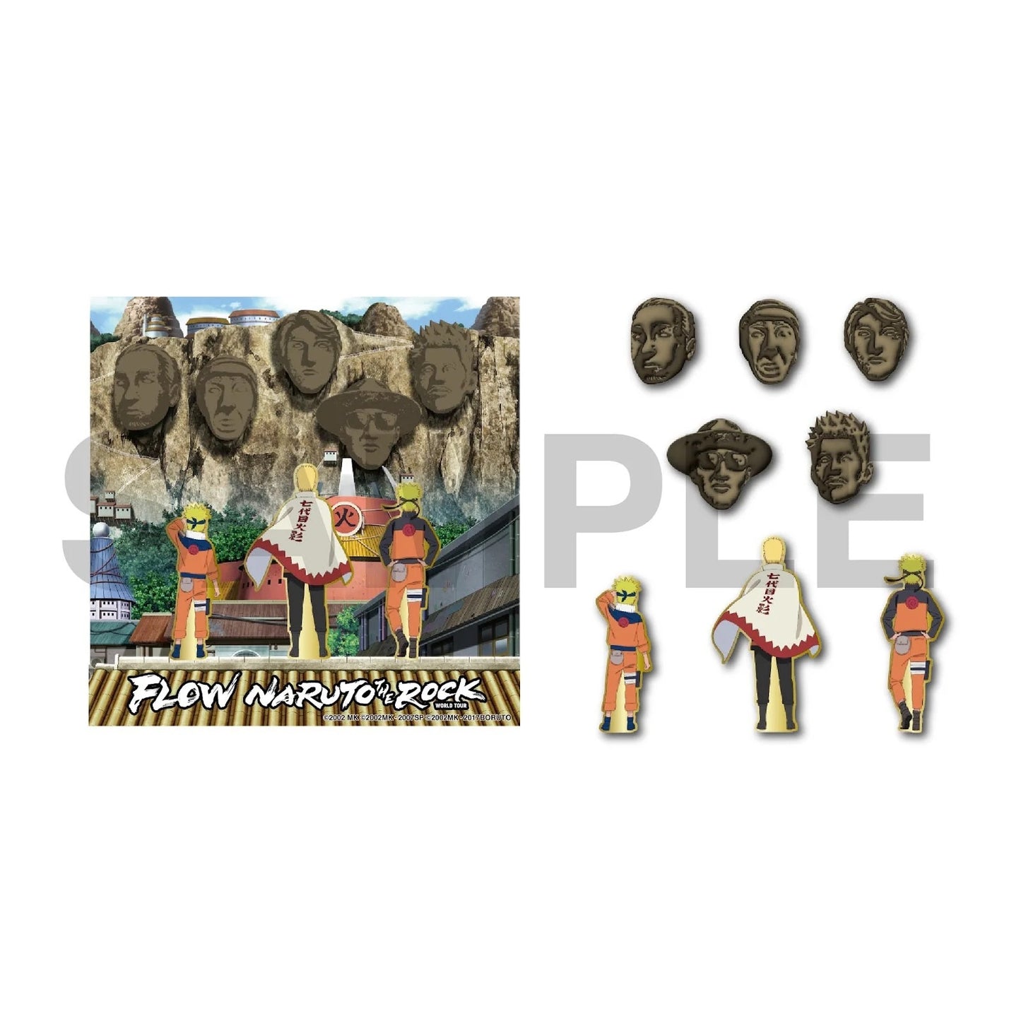 NARUTO: NARUTO X FLOW - THE - COVER - PIN SET
