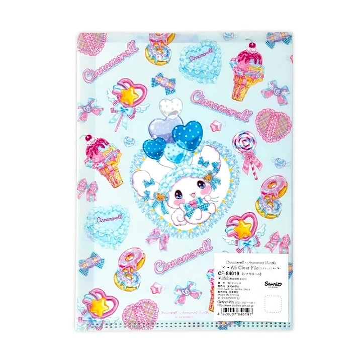 SANRIO-AMENOMORI-FUMIKA-MINI-CLEAR-FILE-CINNAMOROLL