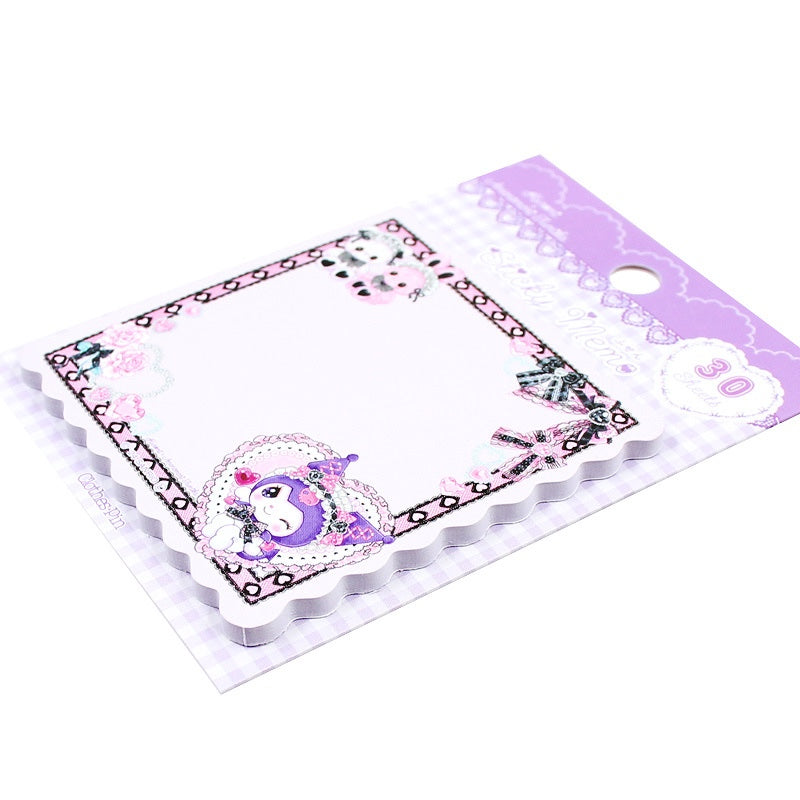 SANRIO-AMENOMORI-FUMIKA-STICKY-MEMO-KUROMI