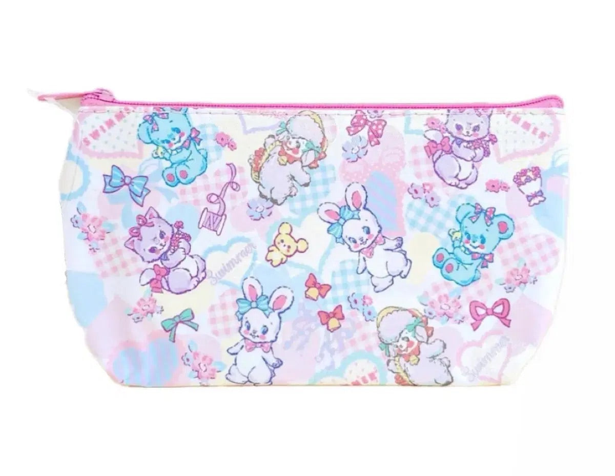 SWIMMER: FABRIC ZIP BAG - KAWAII