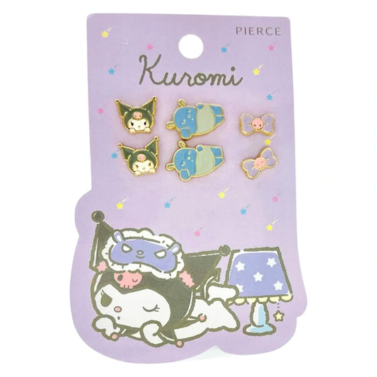 SANRIO-EARRINGS-KUROMI
