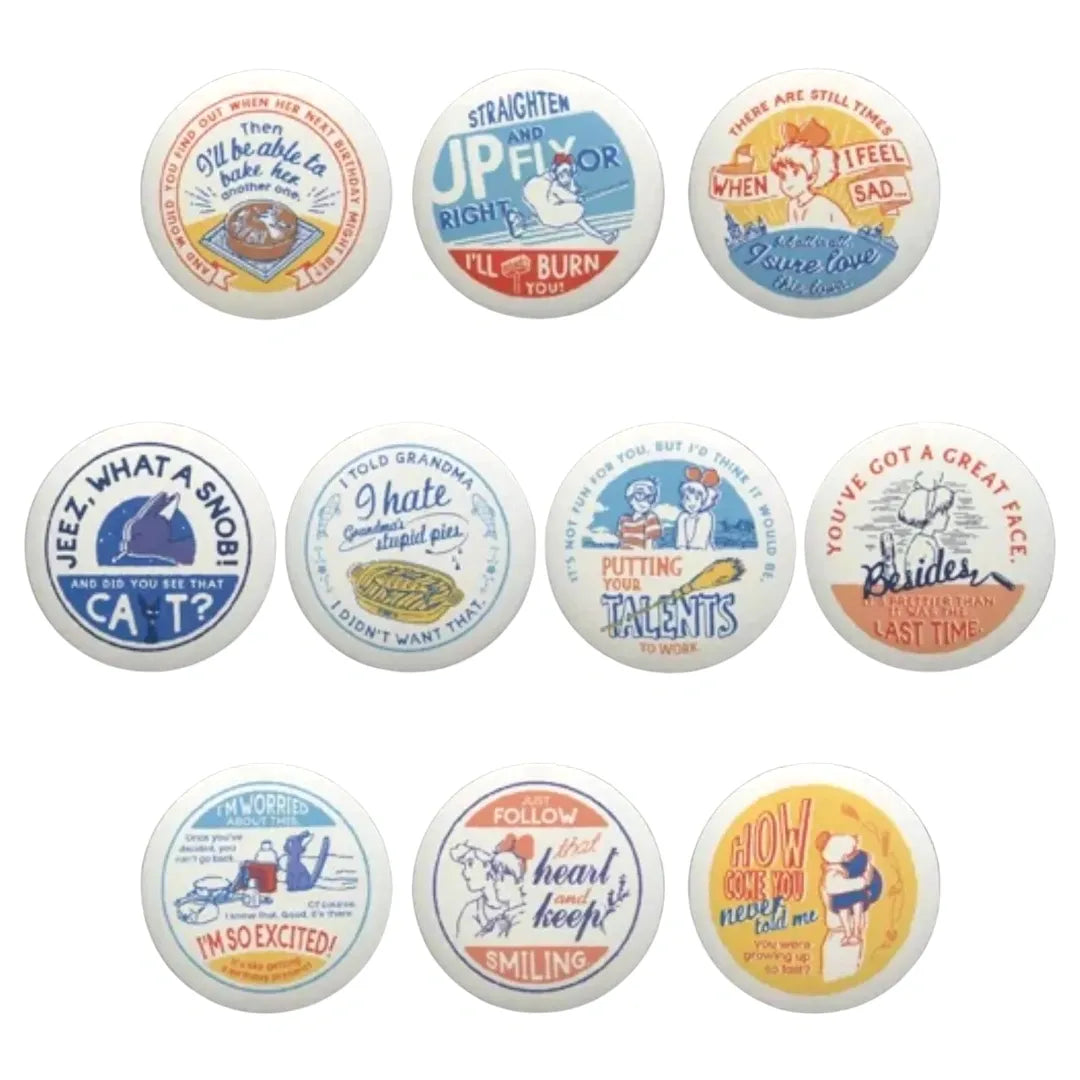 STUDIO GHIBLI: KIKI'S DELIVERY SERVICE - TIN BADGE (MILK CAP SERIES)