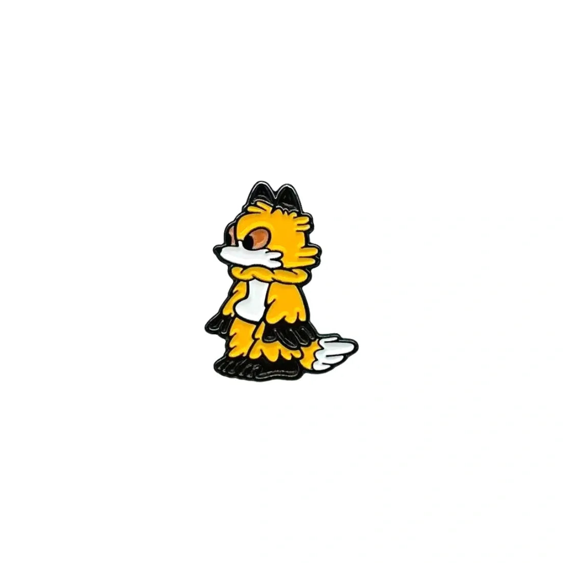 ARAI KIRIKO: BADGE / PIN - WOLF-KUN (YELLOW)