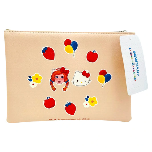 SANRIO-FEWMANY-BIG-ZIP-POUCH-RISA-HELLO-KITTY