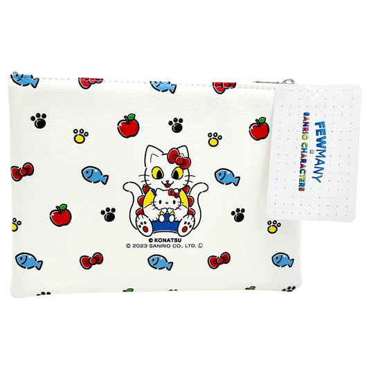 SANRIO-FEWMANY-BIG-ZIP-POUCH-KONATSUYA-HELLO-KITTY