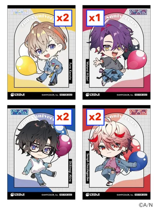 WATARAI HIBARI ANIMATE BONUS VOLTACTION 2ND ANNIVERSARY CARD SET