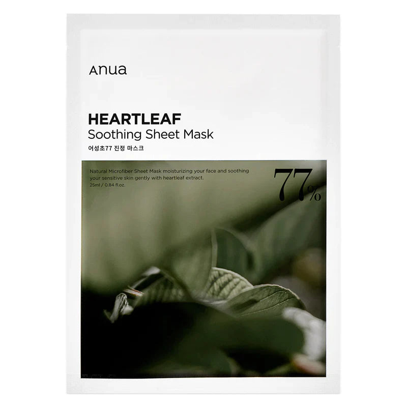 ANUA: HEARLEAF 77 - SOOTHING MASK 77%