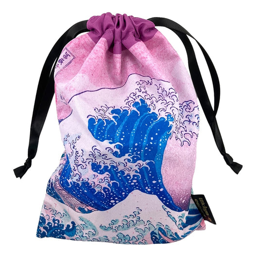 ART PRINT JAPAN: UKIYO-E COLORS - DRAWSTRING BAG (THE WAVE)