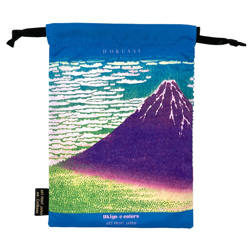 ART-PRINT-JAPAN-UKIYO-E-COLORS-RED-FUJI-DRAWSTRING-BAG