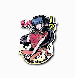B-SIDE LABEL x RUMIC WORLD: STICKER - RANMA 1/2 (SHAMPOO)
