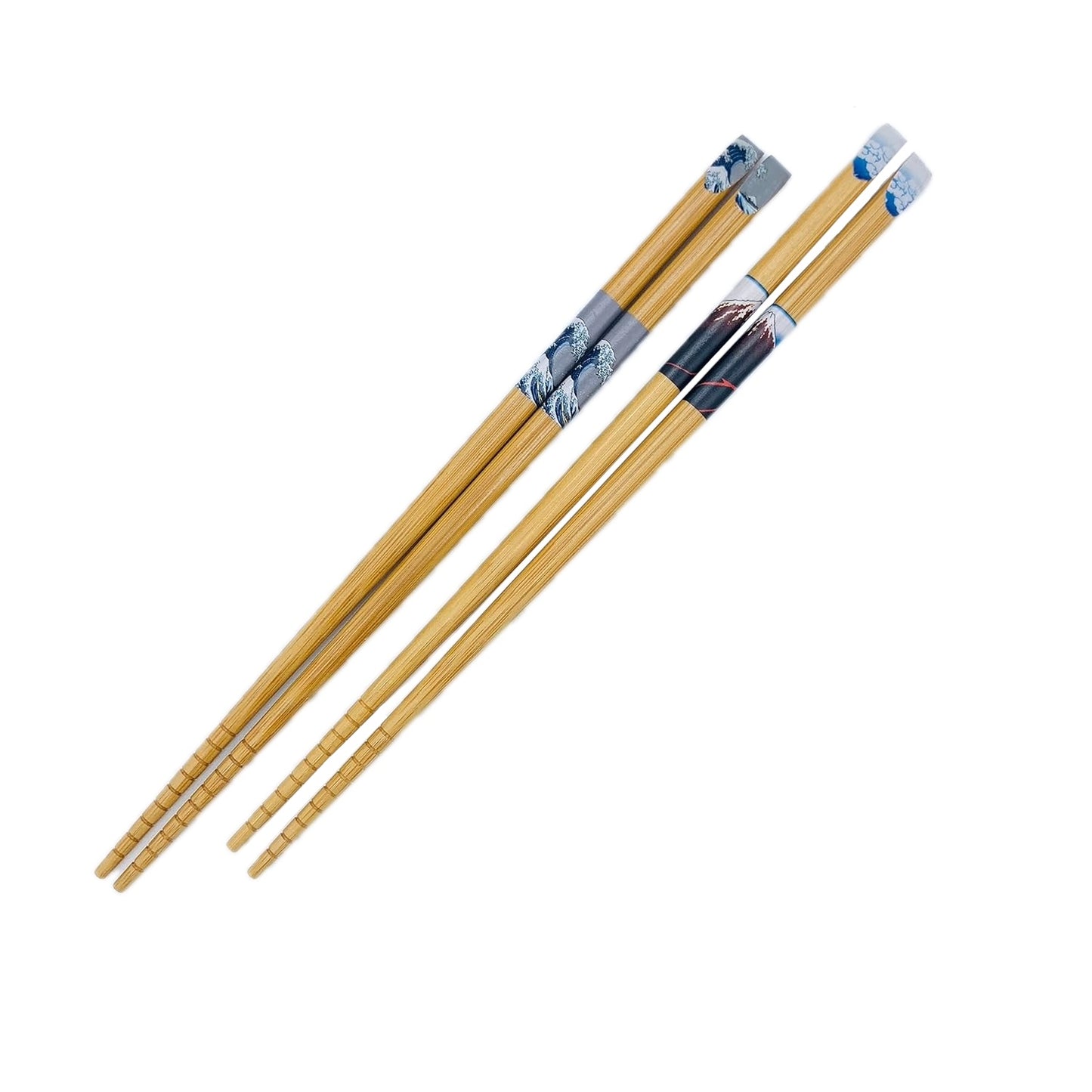 BAMBOO CHOPSTICKS: TWO PACK - JAPANESE PAINTINGS