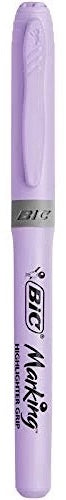 BIC: HIGHLIGHTER GRIP - PASTEL (PURPLE)