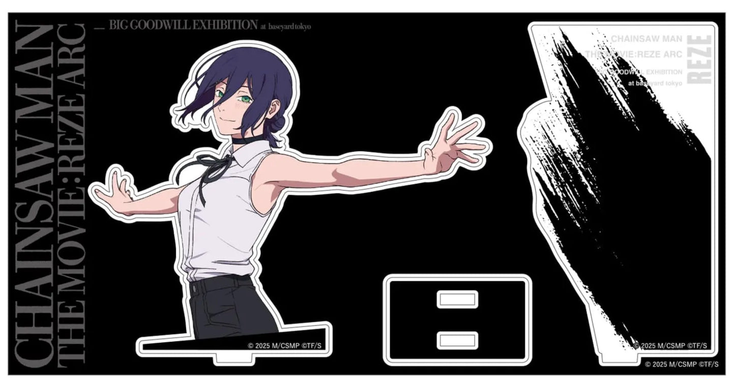 CHAINSAW MAN MOVIE: REZE ARC - EXHIBIT BASEYARD TOKYO - ACRYLIC STAND (REZE) CARD TYPE
