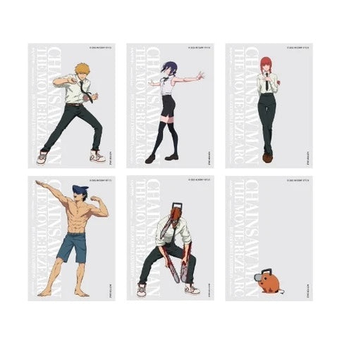 CHAINSAW MAN MOVIE: REZE ARC - EXHIBIT BASEYARD TOKYO - ART CARDS (SET OF 6 OF 10)