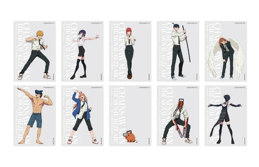 CHAINSAW MAN MOVIE: REZE ARC - EXHIBIT BASEYARD TOKYO - ART CARDS (FULL SET OF 10)
