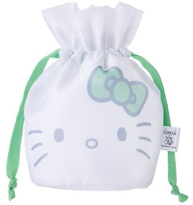 CLINIQUE X HELLO KITTY PULL STRING BAG