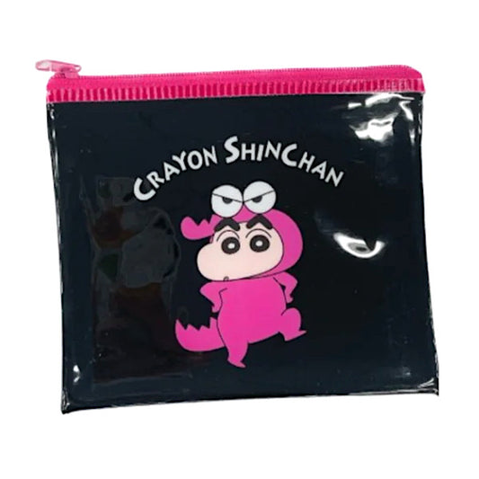 CRAYON SHIN-CHAN: MINI FLAT POUCH - DINO