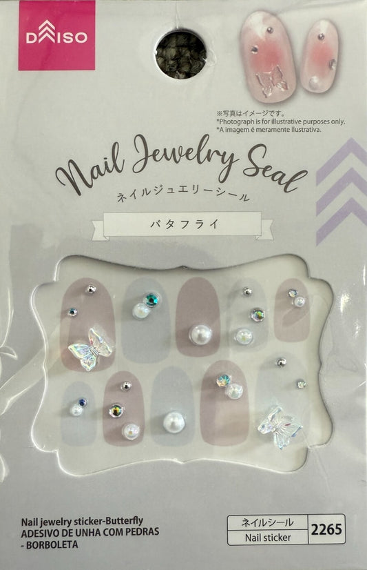 DAISO: NAIL JEWELRY SEAL - BUTTERFLY