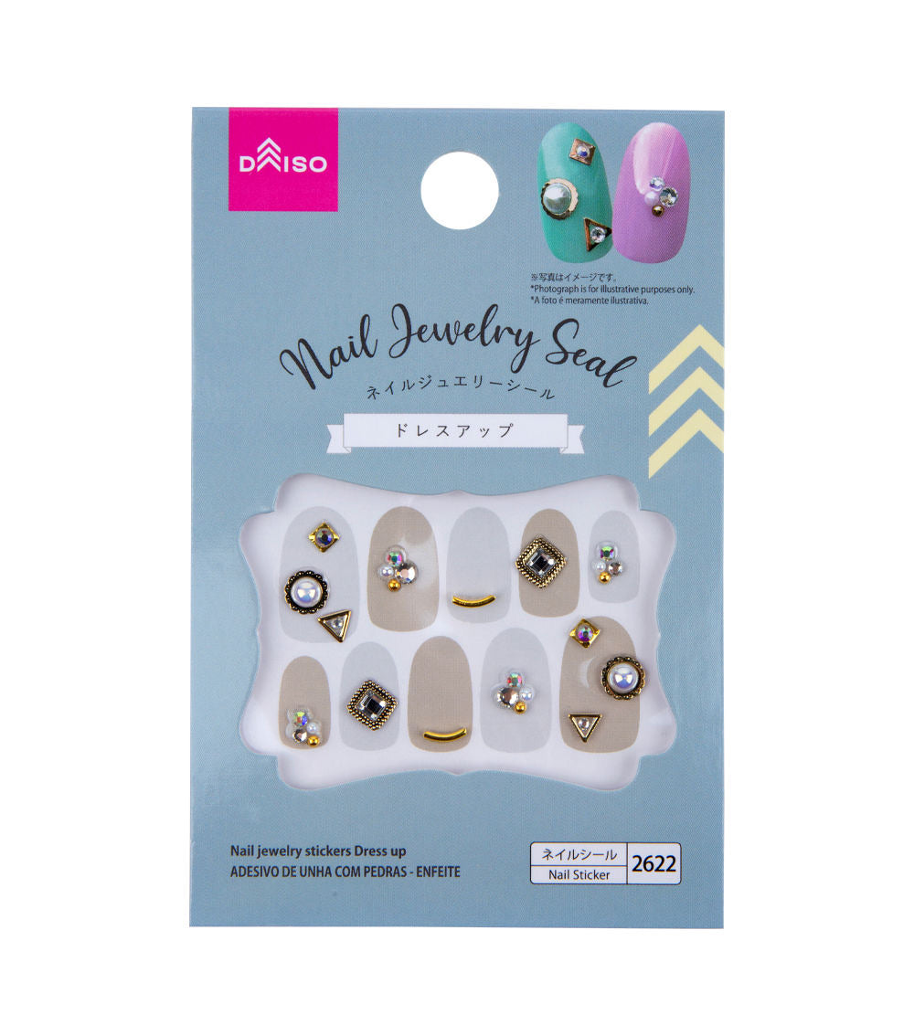 DAISO: NAIL JEWELRY SEAL - RETRO