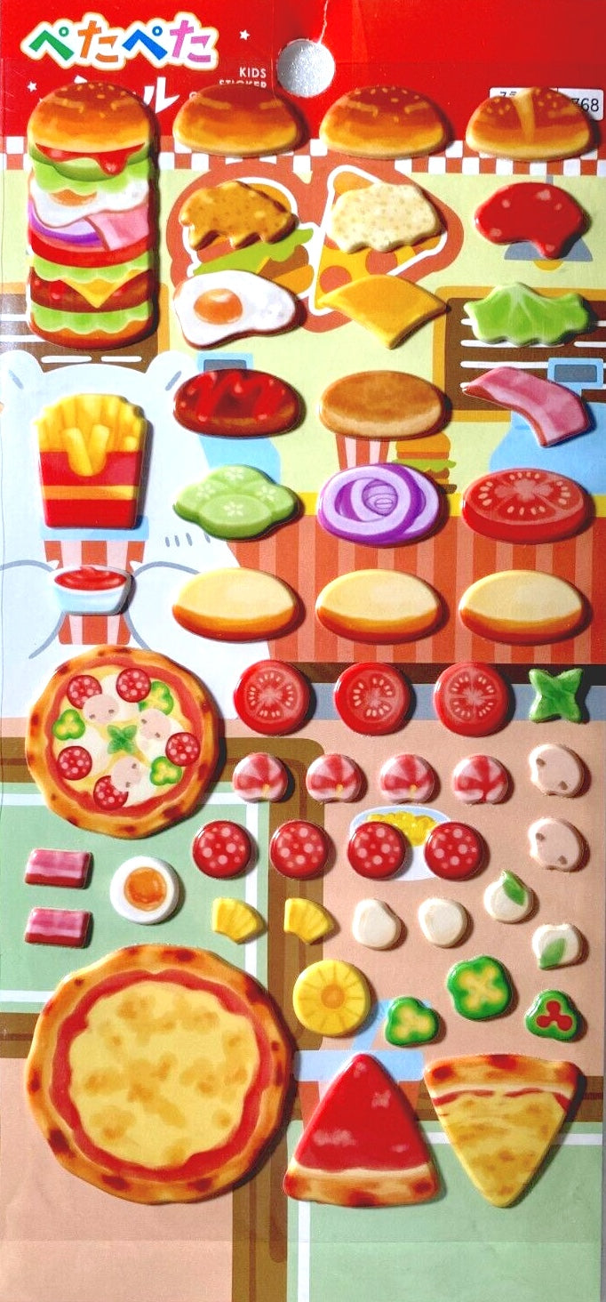 DAISO-STICKERS-FAST-FOOD