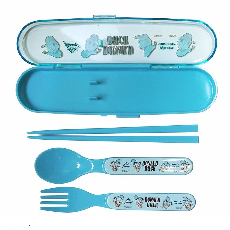 DISNEY: FORK, SPOON & CHOPSTICKS SET - DONALD DUCK
