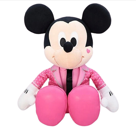 DISNEY: FURYU PRIZE - LARGE PLUSH - MICKEY MOUSE W/ HEARTS JACKET