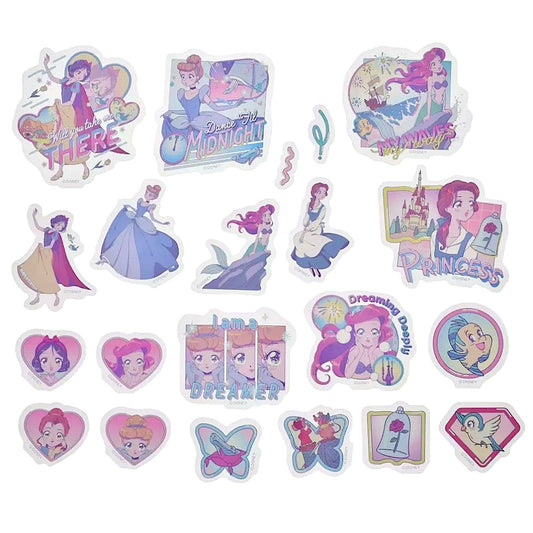 DISNEY-JAPAN-STORE-CLEAR-STICKERS-PRINCESS