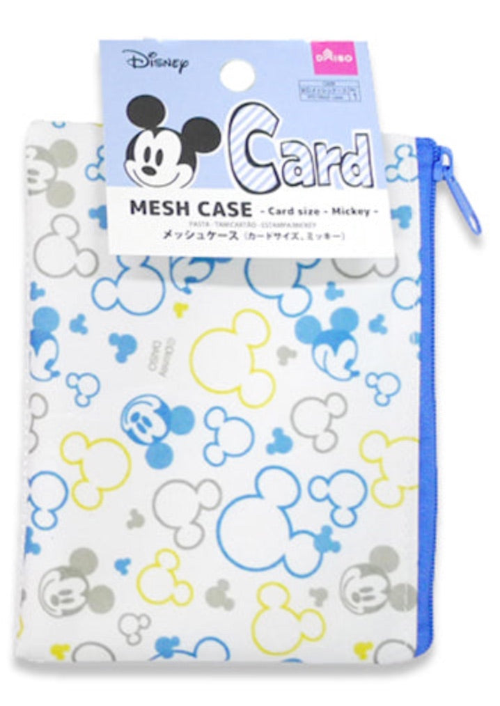 DISNEY-MESH-CARD-CASE-MICKEY-MOUSE-BLUE