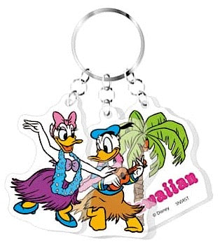 DISNEY-RETRO-ART-KEYCHAIN-HULA