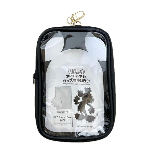 DISNEY: SQUARE POUCH WITH BAG CHARM - MICKEY MOUSE