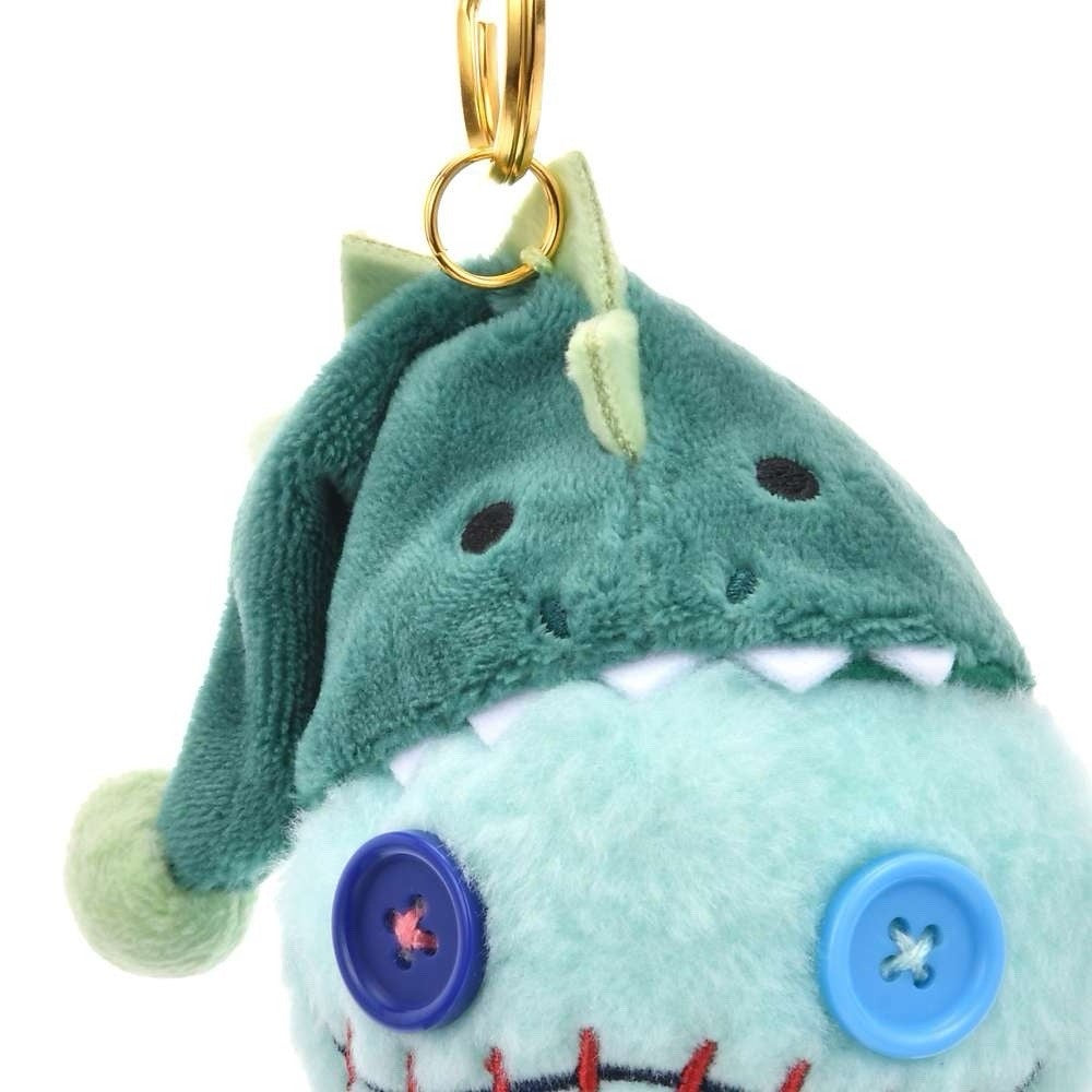DISNEY STORE JAPAN: PLUSH KEYCHAIN - LILO & STITCH - PAJAMAS (SCRUMP)