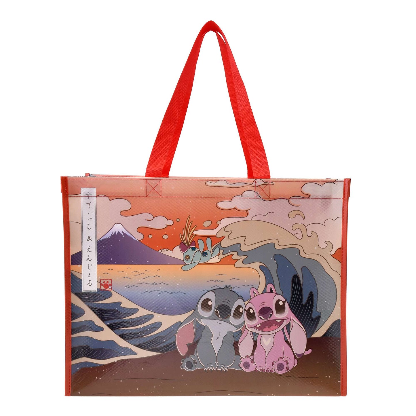 DISNEY STORE JAPAN: SHOPPING BAG - JAPAN EXCLUSIVE (STITCH, ANGEL & SCRUMP)