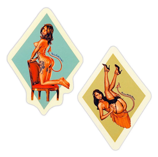EROSTIKA: ROCKIN' JELLY BEAN - PEEPING WINDOW EROSTIKA STICKERS