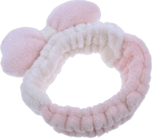 FLUFFY HEADBAND: BIG RIBBON (PURPLE)