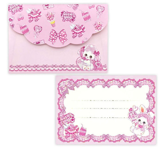 FUMIKA-AMENOMORI-LETTER-SET-PINK-BUNNY
