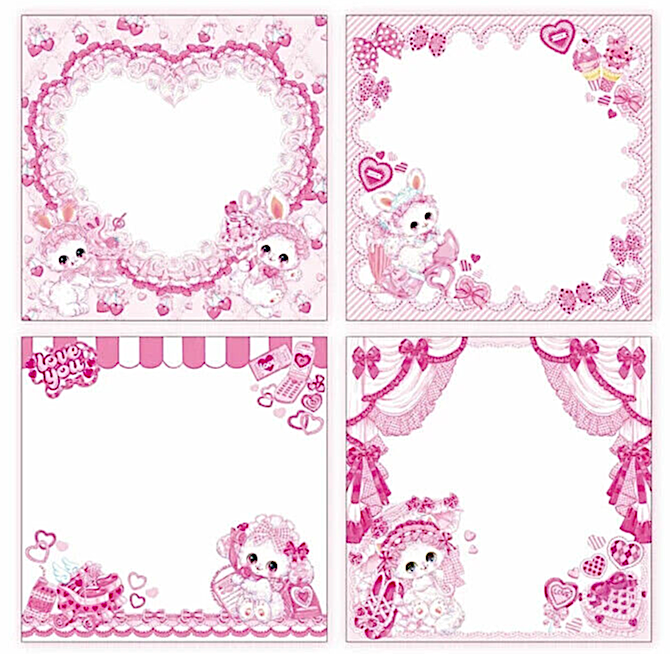 FUMIKA-AMENOMORI-MEMO-PAD-PINK-PUPPY