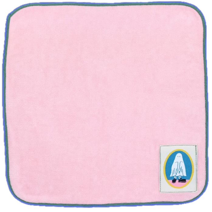 GREENFLASH: WEARING SHOES GHOST - MINI HAND TOWEL (PINK)