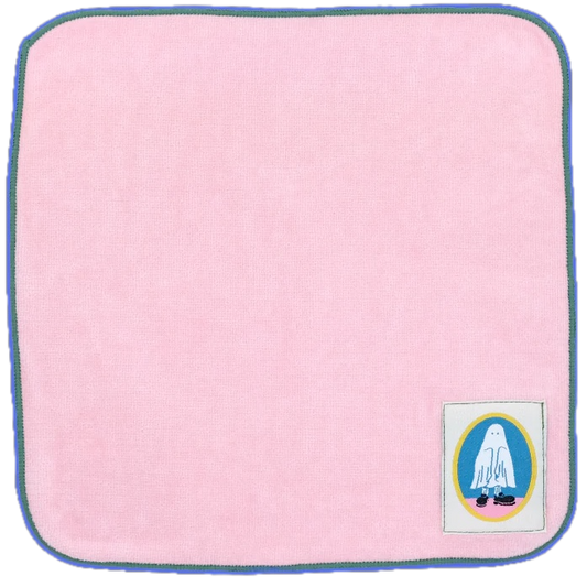 GREENFLASH: WEARING SHOES GHOST - MINI HAND TOWEL (PINK)